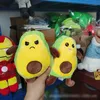 Cute Avocado reversible doll baby plush toys Kids Toy Soft pillows Birthday Gifts Avocado toy