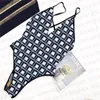 Moda Bayan Mayo Seksi Kız Mayo Yaz Mayo Plaj Bikini Set Mektup Desen Kadın Bodysuit Yüzmek Giyim