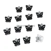 Charms 10 Unids Aleación Colgante Accesorios de Joyería Black Skl Butterfly Pendientes Diy Designer Cartoon Esmalte Charm Drop Delivery Dhf13