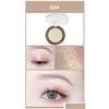 Ombretto Asaruya Moonlight Ombretto singolo 10 colori Tastiera Punta delle dita Pigmento Brillante Oro Verde Glitter 3D Nude Pallete Trucco Dhwjw