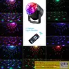 Kleurrijk geluid geactiveerde discobal LED -podiumverlichting 3W RGB laser projector lichtlamp kerstfeestje benodigdheden kinderen geschenken zee gratis