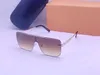 Lüks tasarımcı rimless güneş gözlükleri tasarımcı güneş gözlüğü yüksek kaliteli gözlük kadın erkekler kadın güneş cam uv400 lens unisex kutu ile