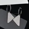 2023 High Quality Silver Hoop Earrings Designers Diamond Earrings Studs F Earring 925 Silver For Women Lovers Gift Luxury Jewelry Box New