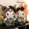 Sanliou dark black series Coolomey plush toys Gothic style Melody doll plush doll manufacturer wholesale