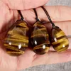 Natural Crystal Quartz Tiger Eye Yoni Eggs For Woman Vagina Healing Massage Crystal Natural Power Stone Yoni Egg Sex Toy