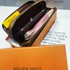 Quality Letter Unisex Wallet Large and Small Lattice Stitching Mens Suit Clip Designer Built-in Credit Card Slot Clutch Bags Brand213G