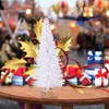 Noel Dekorasyonları 1/5/6 PCS Minyatür Ağaç Küçük Yapay Sisal Kar Peyzaj Mimarlık Ağaçları DIY Craft Masa Dekorp