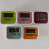 Kitchen Cook Helper Digital Timer Clock Cooking Baking Mini LCD Countdown Timers With Holder Magnet Colorful Bedroom Timer TH0677