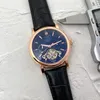 Zakelijk luxe herenhorloge Mechanisch Automatisch Maanfase Daydate Designer Horloges Topmerk lederen band Horloges voor heren Vaderdagcadeau