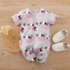 Tute Prowow Summer Cartoon Neonate Pagliaccetto Vestiti carini per pigiami nati Boy Infant Bodysuits Cotton