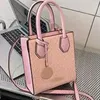 Pink Sugao Women Tote Sacos de ombro Bolsa Crossbody Bolsa de luxo de alta qualidade Grande bolsa de couro PU bolsa de designer de moda Saco de compras 2 estilo changbu-0217-47