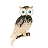 Pins Brooches Wholesale Large Bird Owls Crystal Enamel Antiques Bouquet Owl Brooch Pin Scarf Clips Jewelry Drop De Dhklw