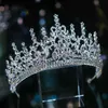 Tiaras Роскошные разнообразные серебряные цвета хрустальные свадебные тиары Короново -хрустали