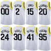 Hommes Femme Imprimer Basketball Kelly Olynyk Jerseys 41 Talen Horton-Tucker 0 Simone Fontecchio 16 Collin Sexton 2 Lauri Markkanen 23 Ochai Agbaji 30 Gagné Marine Blanc