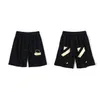 Designer Offes Fashion Shorts Shorts Summer Brand Luxury Casual Sports Pants sciolto freccia stampata a striscia riflettente Short Black Gym Sude Sude Women Capris