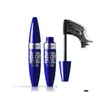 Mascara 3D Fiber Rimel Waterproof Curled tjocka ￶gonfransar F￶rl￤ngning Naturlig l￤ngd Eyes Professional Makeup Tool Drop Delivery Health DHM4D