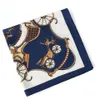 Designer Brand 100% Silk Scarf High-End Soft Tjock Scarves Classic Printed Women's Shawl Size 50x50cm No Box A88D