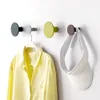 Hooks Rails Wall Coat Rack mounted single hat bag hook Bathroom Indoor Kitchen Hallway Clothes Hat scarf Round 230221