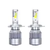 المصابيح الأمامية للسيارة C6 LED 72W 7600LM COB BBS H1 H3 H4 H7 H11 880 9004 9005 9006 9007 مصابيح التصميم الهاتفية الهاتفية للهواتف المحمولة DHUQA