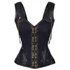 Bustiers Corsets خصر مدرب الجلود steampunk corselet القوطية الملابس الملابس الداخلية التخسيس حفلة bustiersbustiers