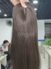 pieces New Coming Stock Balayage Color Virgin Human Hair Toppers Skin Scalp Base for Hairloss Women