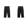 Mäns byxor WTAPS Spring and Summer Style Trend Brand Straight Tube Löst passar Retro Wash Casual Pants 230221