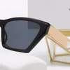 Erkekler tasarımcı güneş gözlüğü moda siyah güneş gözlüğü kadın tasarımcı güneş gözlüğü altın oyulmuş harfler klasik UV koruma gözlükleri Versage güneş gözlüğü erkekler için