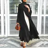 Vêtements ethniques Ramadan Eid Mubarak Mousseline de soie ouverte Abaya Kimono Dubaï Turquie Islam Kaftan Robe musulmane Vêtements Abayas pour femmes Robe Femme Caftan 230221