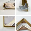 Labels Tags Diy Floating Canvas Frame Kit Metal Gold Black 50x70 60x90 voor Wall Art Paintings Picture Poster Gallery Woonkamer Home Decor 230221