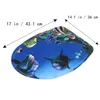 Крышка сиденья туалета коврик Dolphin Set Carpe 3pee Style Ocean Подводный World 3Set Cover Mats Blue Want