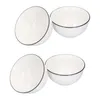 Bowls Dishware Ceramic Non Toxic Rice Bowl For Home Restaurant El