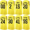 Hommes Femme Imprimer Basketball Kelly Olynyk Jerseys 41 Talen Horton-Tucker 0 Simone Fontecchio 16 Collin Sexton 2 Lauri Markkanen 23 Ochai Agbaji 30 Gagné Marine Blanc