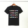 Men's T-shirt designer black and white multiple styles color lettering casual summer 100% cotton breathable anti-wrinkle men's and women's same style high-quality M-3XL