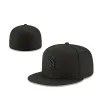 2023 Ny design All Team Baseball Fitted Caps Letter T A B S F Caps Wholesale Sports Flat Full Closed Hat Mix Order for Base Ball Team A-7