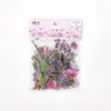 ギフトラップ40pcs/パック素敵な花の花の日記ステッカーラベルスクラップブックハンドブック装飾スクラップブック用品