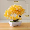 Decorative Flowers Bonsai Artificial Plants Potted Green Small Tree Fake Ornaments For Home Garden Decor Party El Deco