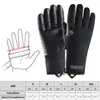 Fahrradhandschuhe Regenfest Fahrrad Winddicht Sport Thermo mit warmem Futter Unisex Leder Winter