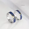 Bagues de cluster Couple Argent Couleur Epoxy Peint Soleil et Lune Bague réglable Mode Tendance Bijoux Cadeau J436