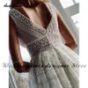 Party Dresses Plus Size Lace Wedding vestido de novia Boho Bridal Gowns V Neck Backless Elegant Beach ALine 230221