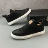 Designer klänning bröllop brittiska party skor höst mode andas snör upp avslappnade sneakers runda tå tjock botten affär fritid promenad loafers d102 3400