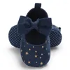 Athletic Shoes Pudcoco Toddler Girl Crib Born Baby Girls Boys Bowknot Soft Sole Dot Print Casual Chic Oufits