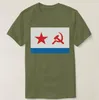 メンズTシャツソ連ロシア海軍ジャックメンズTシャツ半袖カジュアルコットンOネックサマー