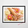 SPA Paintings Thai Water Spa Body Massage Health Beauty Facial Canvas Painting Print Flower Wall Pictures for Salon Spa Room Decor Woo