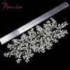 Diadèmes Classique Argent Couleur Floral Bandeaux De Mariage Pour La Mariée Cheveux Accessoires Perles Bandeau Mariée Diadèmes À La Main Ornements RE3282 Z0220