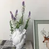 花瓶解剖学的心理装飾樹脂乾燥花飾りボディアートクラフトカウンタートップポットリビングルーム装飾230221