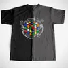 Men's TShirts COOLMIND 100 Cotton Top Quality Magic Square Printing T Shirt Casual men's tshirt For Tee Shirts 230221