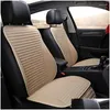 Autositzbezüge Ers Easy Clean Nicht bewegt sich Kissen Zubehör Four Seasons Pu-Leder Non Slide Seats Er Water Proof M1 X30 Drop Del Dhq4R