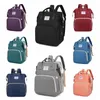 Bolsa de fraldas para m￣e pai Oxford Mommy Bags para papai Backpack de backpacks de backpacks de grande capacidade