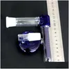 Smoking Pipes Blue Glass Ash Catcher For Bong Hookahs Water Reclaim Lacunaris Inline Two Honeycombs Ashcatcher In 14Mm Or 18Mm Drop Dhofe