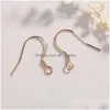 Clasps Hooks Оптовые S925 Pure Sier Accessory Servgs Servings Jewelry Goldplated Результаты ручной работы PS8A DH6Y3